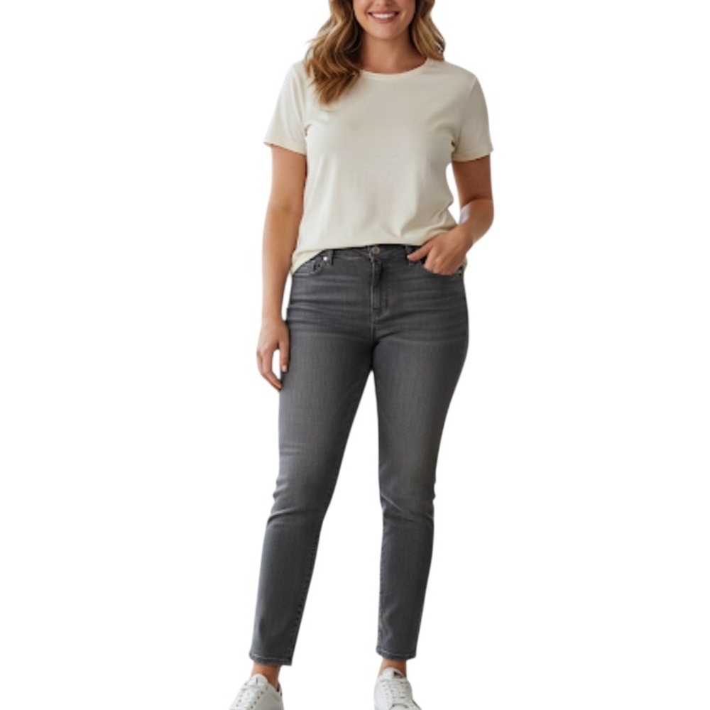 PAIGE Verdugo Ankle Jeans 30 Bonnie Grey Denim
